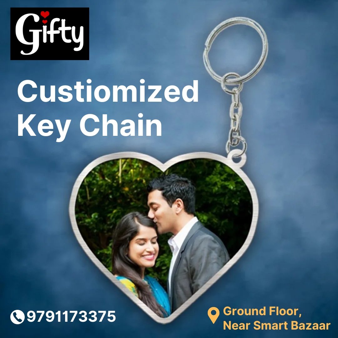 Buy Customized Photo Keychains in Tirunelveli – Unique, Memorable Gifts - Served by Gifty Nellai Shop in Tirunelveli